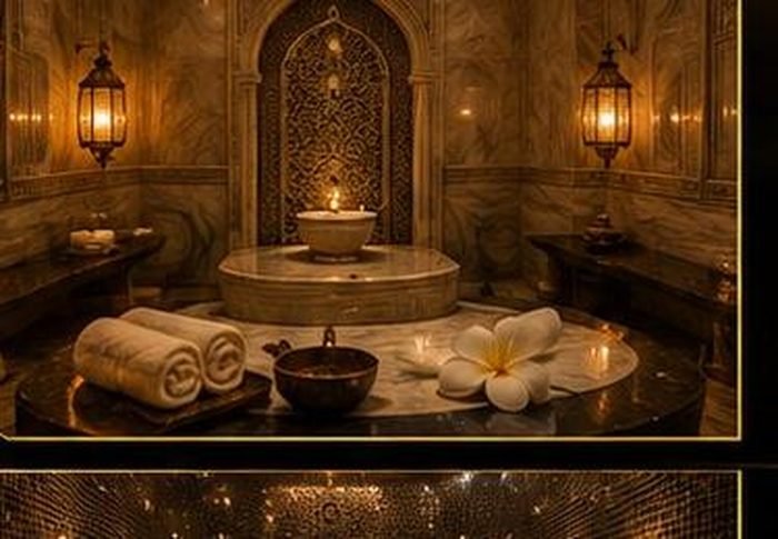Traditional Hammam therapy room at Exotic Beauty & Spa Raipur